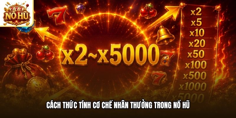 Cách thức tính cơ chế nhân thưởng trong nổ hũ