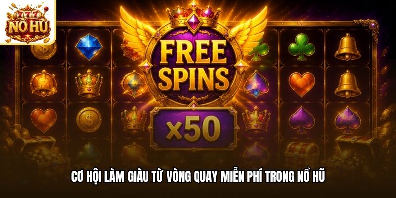 Cơ hội làm giàu từ vòng quay miễn phí trong nổ hũ