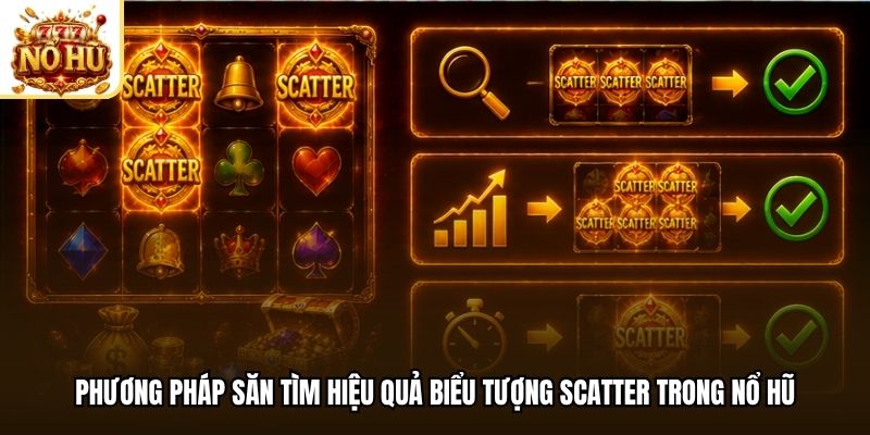 Phương pháp săn tìm hiệu quả biểu tượng scatter trong nổ hũ